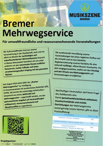Plakat Bremer Mehrwegservice